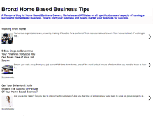 Tablet Screenshot of bronzihomebasedbusinesstips.blogspot.com