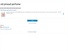 Tablet Screenshot of edpinaudperfume.blogspot.com