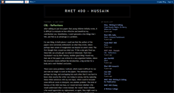 Desktop Screenshot of hussain-rhet400.blogspot.com