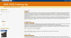 Desktop Screenshot of mds2010traininglog.blogspot.com