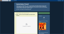 Desktop Screenshot of bandamodusvivendi.blogspot.com