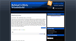 Desktop Screenshot of behindadirtywindshield.blogspot.com