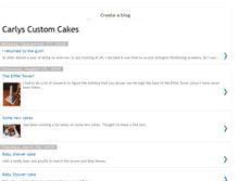 Tablet Screenshot of carlyscustomcakes.blogspot.com