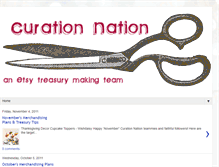 Tablet Screenshot of curationnation.blogspot.com