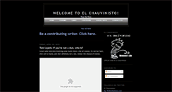 Desktop Screenshot of chauvinisto.blogspot.com