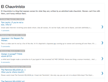 Tablet Screenshot of chauvinisto.blogspot.com
