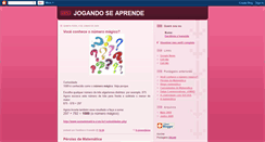 Desktop Screenshot of jogandoseaprende.blogspot.com