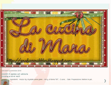 Tablet Screenshot of lacucinadimara.blogspot.com