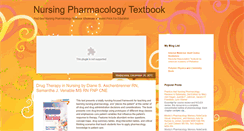 Desktop Screenshot of nursingpharmacologytextbook.blogspot.com