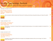 Tablet Screenshot of nursingpharmacologytextbook.blogspot.com