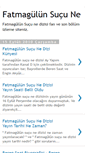 Mobile Screenshot of fatmagulunsucune-son-bolum.blogspot.com