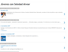 Tablet Screenshot of jovenesporsoledadalvear.blogspot.com