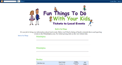 Desktop Screenshot of funthingstickets.blogspot.com