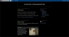 Desktop Screenshot of chuecospensamientos.blogspot.com