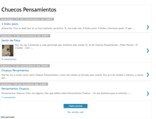 Tablet Screenshot of chuecospensamientos.blogspot.com