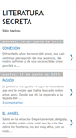 Mobile Screenshot of literaturasecreta.blogspot.com