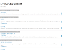 Tablet Screenshot of literaturasecreta.blogspot.com