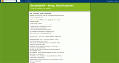 Desktop Screenshot of borsagunluk.blogspot.com