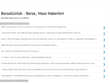 Tablet Screenshot of borsagunluk.blogspot.com