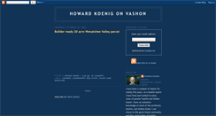 Desktop Screenshot of howardkoenigonvashon.blogspot.com