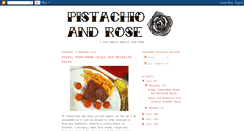 Desktop Screenshot of pistachioandrose.blogspot.com