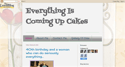 Desktop Screenshot of everythingcomingupcakes.blogspot.com