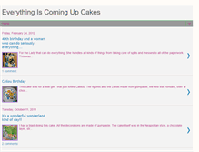 Tablet Screenshot of everythingcomingupcakes.blogspot.com