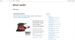 Desktop Screenshot of bestdetailsander.blogspot.com