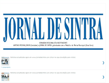 Tablet Screenshot of jornaldesintra.blogspot.com