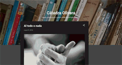 Desktop Screenshot of catedraolivera.blogspot.com