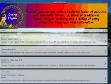Tablet Screenshot of currythyme.blogspot.com