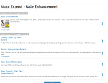 Tablet Screenshot of maxxextend.blogspot.com