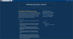 Desktop Screenshot of privateprisons.blogspot.com