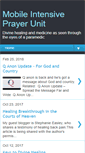 Mobile Screenshot of mobileintensiveprayerunit.blogspot.com