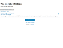 Tablet Screenshot of pokerstrategyinfo.blogspot.com