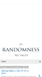 Mobile Screenshot of inrandomnesswetrust.blogspot.com