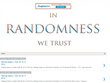 Tablet Screenshot of inrandomnesswetrust.blogspot.com