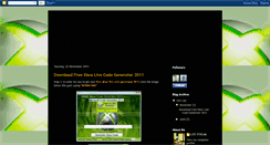 Desktop Screenshot of downloadfreexboxlivecodegenerator.blogspot.com