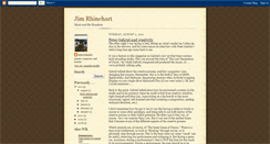 Desktop Screenshot of jimrhinehart.blogspot.com