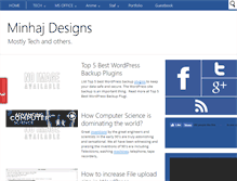 Tablet Screenshot of minhajdesigns.blogspot.com