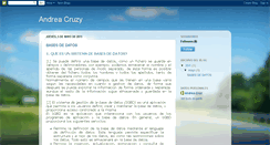 Desktop Screenshot of andreacruzy.blogspot.com