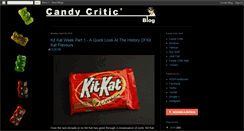 Desktop Screenshot of candy-critic.blogspot.com