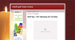 Desktop Screenshot of maxfligolfclubsreview.blogspot.com