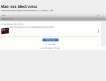 Tablet Screenshot of madnesselectronics.blogspot.com