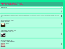 Tablet Screenshot of comunicacionpoliticadued.blogspot.com
