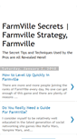 Mobile Screenshot of hotfarmvillesecrets.blogspot.com