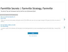 Tablet Screenshot of hotfarmvillesecrets.blogspot.com