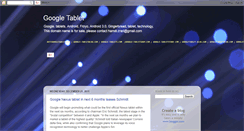 Desktop Screenshot of google-tablets.blogspot.com