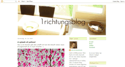 Desktop Screenshot of 1richtungsblog.blogspot.com