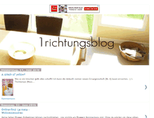 Tablet Screenshot of 1richtungsblog.blogspot.com